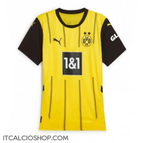 Borussia Dortmund Prima Maglia Femmina 2024-25 Manica Corta